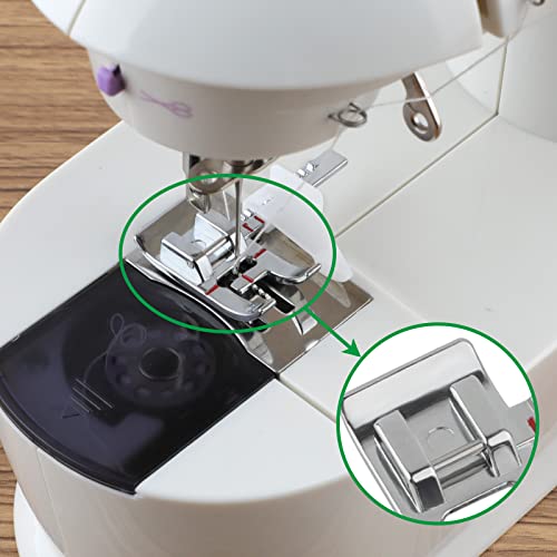 image for RAPUDA Adjustable Magnetic Seam Guide Ruler, 4-Piece Sewing Machine Ac