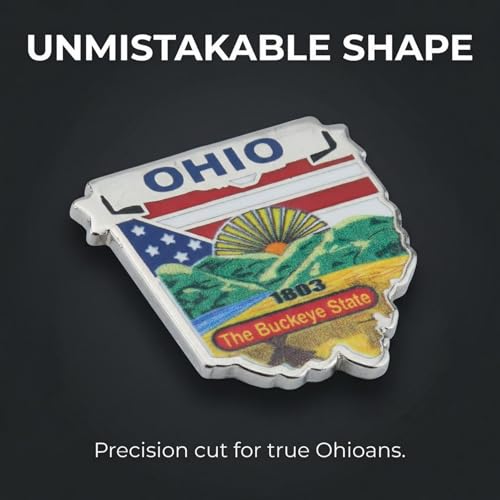 Mapa con forma de Ohio State en madera tallada para decoración 5