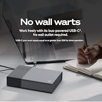 Seagate One Touch Desktop 24TB, tragbare Externe Festplatte, USB-C Powered 3.5 Zoll, USB 3.0, PC & Notebook, Inkl. Data Rescue Service (STNB24000400) – Ansicht 2