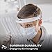NoCry 5-Pack of Reusable Replacement Visors for the Protective Light-Duty Safety Face Shield; Lightweight, Made with Clear, Transparent Plastic to Cover and Protect Your Face