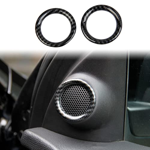 Crosselec Carbon Fiber Inner Front Door Speaker Cover Trim For Dodge Durango 2011-2022 #TOP10