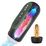 Automatic Thrusting Male Masterburtors Male Milk Machine Electric Heated Sucking Hands Free Bj Machine Simulator Auto Sucker Machine for Men Strong Silicone Voice Adult Toy Devices Sweater S14y