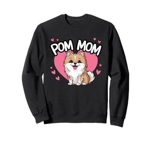 Lindos regalos para amantes de Pomerania, pompón, mamá, cachorro, perro Sudadera