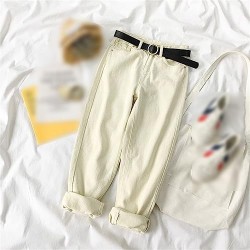 Women's Blue Jeans Trousers Vintage Streetwear High Waist Denim Pants Baggy Mom Jeans Capri Trousers4