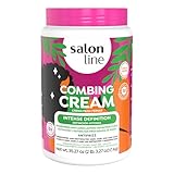Salon Line, Hair Cream, Leave-In, Curl, Intense Definition Styling Cream, Wavy 35.27 Oz