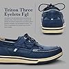 Sebago Men's Triton Three Eyelets FGL Boat Shoes, Navy Blue, 7 UK #2