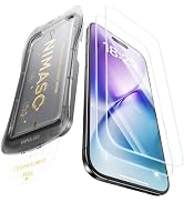 NIMASO ガラスフィルム iPhone 2025 Air用 強化ガラス 自動除塵 気泡レス 保護フィルム 貼り付け簡単 耐衝撃 指紋防止 ガイド枠付き 2枚セット いPhone 2025 エ...