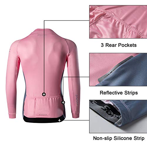Maillot cyclisme manches longues Santic pour sorties automne - 5