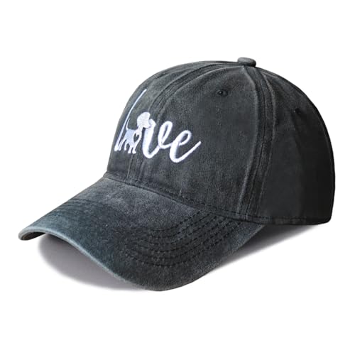 Gorra bordada para mujer con diseño de perro dachshund miniatura 2