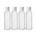 Moyo Natural Labs 2 Oz HDPE Flip Cap Empty Squeezable Travel Bottles BPA Free TSA Compliant Travel Size Bottle Set Made in USA