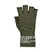 M MCGUIRE GEAR GI Wool Fingerless Glove Liner Inserts, Half Finger Outdoor Tactical Gloves, Skiing, Cycling, Running, Hiking and Climbing Gloves (OD Green)