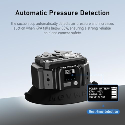 Support ventouse MOVMAX anti-chute électronique avec écran LCD de contrôle - 6