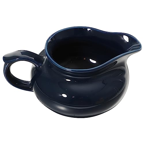 OUNONA Ceramic Gravy Boat Elegant Sauce Cup for Condiments Dipping Sauces and Dressings for Home Restaurants and Parties Stylish Table Decor