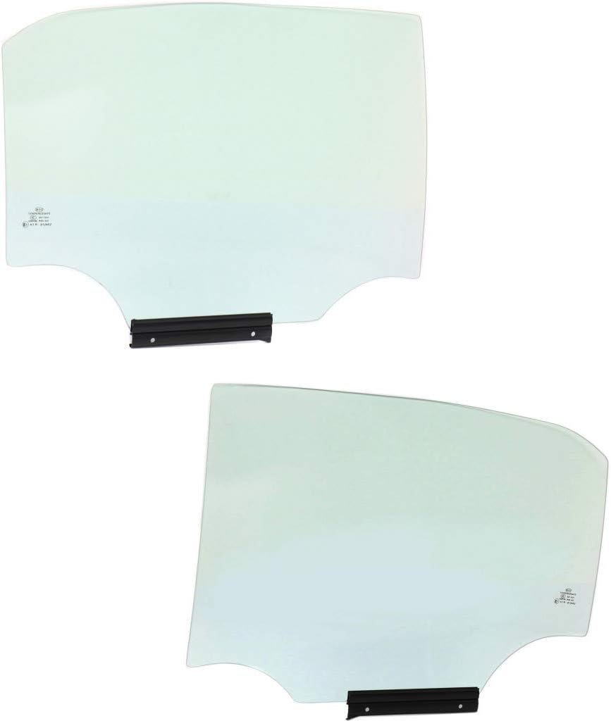 For Toyota Corolla Door Window Glass 2009 10 11 12 2013 Rear Passenger Side | 4-Door | Replaces NAGS Number: FD23693 GTYN | 6810302260