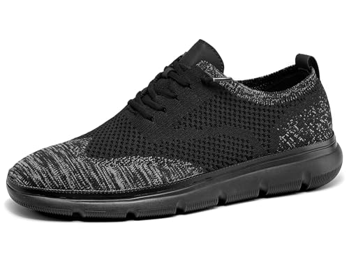 Mens Oxfords Shoes Casual Walking Dress Sneakers Mesh Business Work Lightweight Soft Sole3