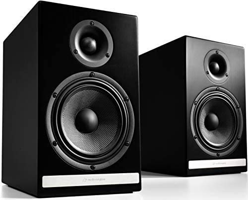 Audioengine HDP6 Negro Altavoz - Altavoces (Universal, De 2 vías, Ceiling-mountable, Mesa/Estante, Montar en la Pared, Cerrado, 2,54 cm (1"), 14 cm (5.5")) Cover