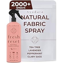 Ayadara Natural Fabric Spray, Lavender Room Spray Air Freshener, Odor Eliminator Mist, Aromatherapy Home Fragrance, Lavender Linen Spray for Bedding, Pillow, Sheet, Blanket and Clothing, 2000+ Sprays