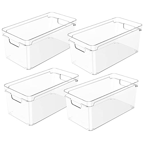 OU KTE 051 NT Organizador Clear, Natural, 30 x 15 x 13 cm, 4 unidades