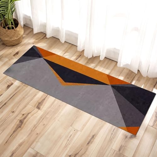 Alfombra de pasillo lavable textil de 70 cm con base antideslizante 4