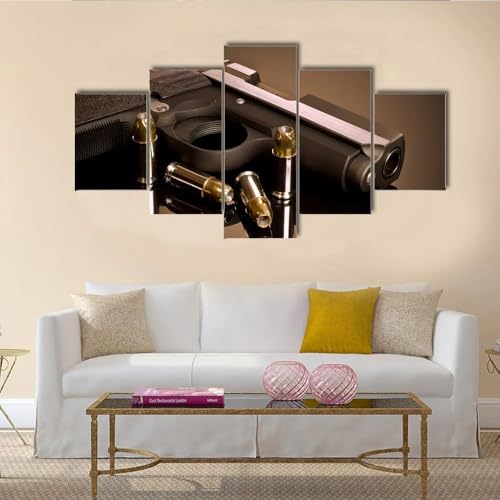 Poster mural 5 parties decoration salon tableau affiche grand format 200x100