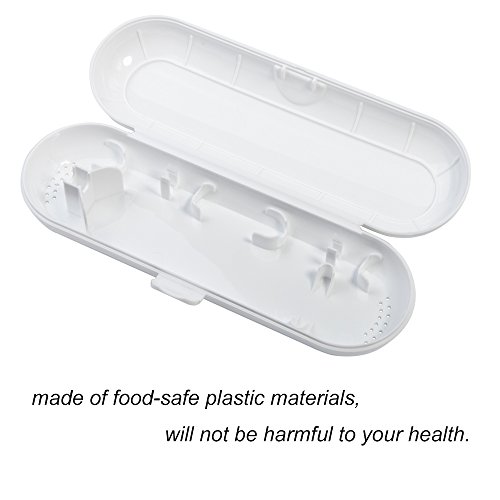 Nincha Portable Replacement Plastic Electric Toothbrush Travel Case for Oral-B Pro Series (White) by Nincha - Image 2
