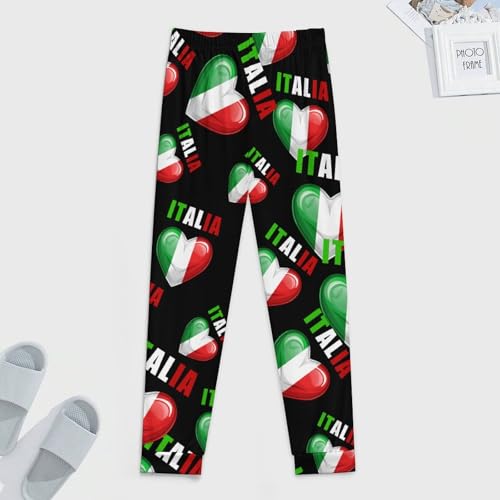 Italy Flag Pajama Pants Men Pj Bottoms Sleepwear Lounge Pant3