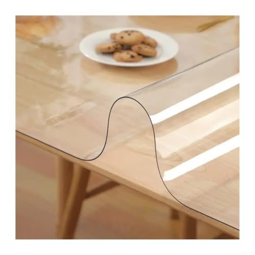 Nappe transparente finies les taches de café grâce au protecteur de table en PVC