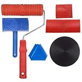 Largement utilisé : l'outil de peinture en faux bois est idéal pour les murs, le sol, les meubles, les portes, les clôtures, les terrasses et même les piliers. La décoration de grain de bois à faire soi-même avec notre rouleau de texture sera plus pratique et rapide, l'article que vous voulez peindre prendra entièrement en main. Convient pour les textures et à base d'eau.