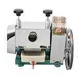TABODD Manual Sugar Cane Juicer Machine, Commercial Stainless Steel Sugarcane Presser with Faucet Sugar Cane Extractor Squeezer 110LBS/H Sugarcane Juicing Press Machine for Sugar Cane Kitchen