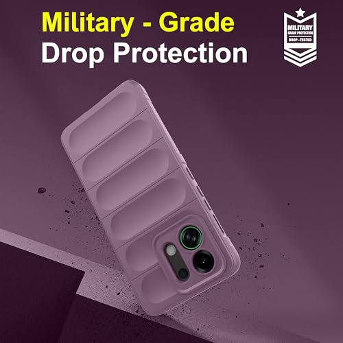 Image of Zapcase Back Case Cover for Oppo K13 Turbo 5G | Compatible for Oppo K13 Turbo 5G Back Cover | Liquid Silicon Magic Case with Camera Protection | Lavender