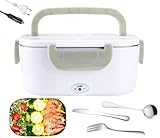 ♥[FÁCIL DE LIMPIAR] Hay dos compartimentos separados para separar el arroz y las verduras. Contenedor interno extraíble para una mejor estanqueidad y fácil de limpiar.