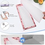 3 Pack Magnetic Shopping List Pad for Fridge, With Pen and Loop 150 Sheets Total, Magnetic Notepad for Fridge, Cute Fruit Design for Refrigerator Filing Cabinet Office Locker Grocery Notepad 8.2x3.5in - Image 3