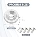 Hbxdeco 20PCS Bumper Fender Washer Bolt, M6×20mm Aluminum Alloy Engine Bay Dress Up Bolts Fasteners Kit, CNC Finishing Fender Washer JDM Car Modification Installation Hardware Kit (Silver)