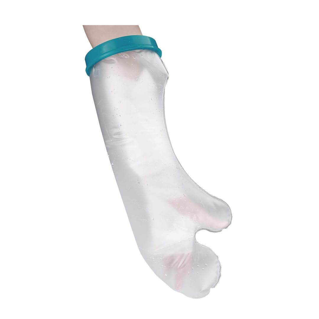 SWIUKPHE Adult Arm Cast Cover, Waterproof Cast Wound Protector for Shower Bath, Reusable Bandage Dressing Protective Sleeve Bag for Broken Surgery Arm, Wrist, Fingers, Wound and Burns