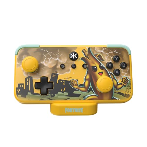 CRKD NEO S – Wireless Collectible Controller for PC, iPhone, Android, Nintendo Switch/Switch 2, iPad, Smart TV, Steam Deck OLED, Legion Go, Rog Ally Gaming (Peely Fortnite Edition with Charging Dock)