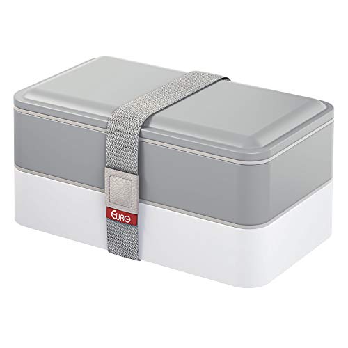 Euro, Marmita lunch Box, 1.2 litros, Cinza