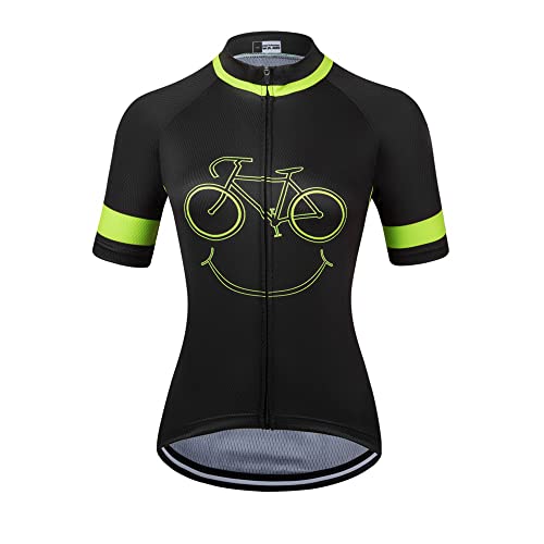 Conjuntos femininos de manga curta para ciclismo, roupa de bicicleta, respirável, verão, PP-4GG, 1,