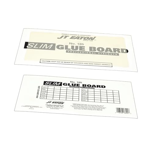 Slim Glue Board - Unscented, No-Mess, Indoor & Outdoor Use, Non-Toxic - JT Eaton 185