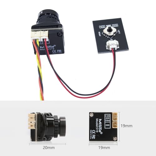 Image of FPV Camera 1800TVL 2.1mm Lens 1 /1.8 inch Starlight 4:3 /16:9 PAL /NTSC Switchable for RC FPV Quadcopter Racing Drone