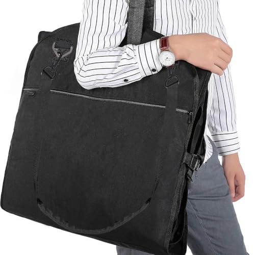 Magictodoor 66" Versatile Travelling bags Wedding Dress Travel Garment Bag Tri-Fold Gown Length w/Hanging Hook Extra Pocket