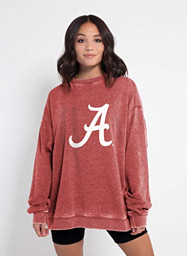 chicka-d-NCAA-Alabama-Crimson-Tide-Womens-Campus-Pullover-Cardinal-Large