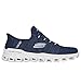 Skechers Men's Glide-Step Zefyr Hands Free Slip-in Sneaker,Navy,9 Wide
