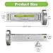 Toolwiz Universal Magnetic Camber Caster Gauge - Adjustable Wheel Alignment Tool for Car Truck RV Auto Tire Repair Automotive Silver
