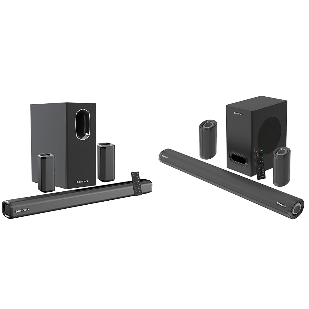 ZEBRONICS Juke BAR 7400 PRO 5.1 Channel soundbar with 6.5" subwoofer, 180W RMS, Dual Rear Satellites-image-34