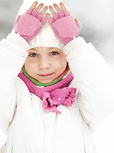 Image of Geyoga 6 Pairs Kids Fingerless Gloves