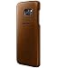 Produktbild Samsung Leather Cover Schutzhülle für Galaxy S7 Edge, braun