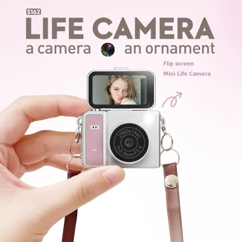 Caméscope gris rétro S162 avec écran rabattable et clé USB 2K - 5
