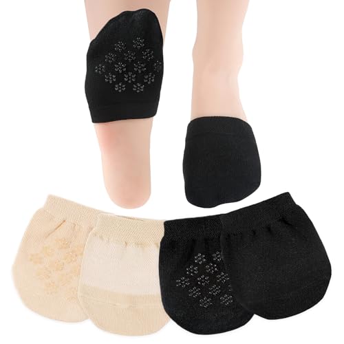 8 Pairs Women's Toe Socks for Mules, Half Socks for Women