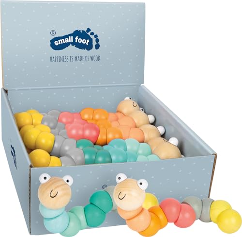 Jouet de motricité Chenille Pastel Small Foot 11772 pour bébé dès 12 mois