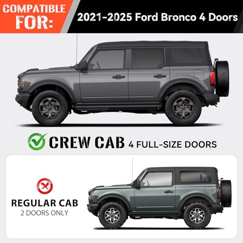 Estribos Laterales para Ford Bronco 4 Puertas 2021-2026 miniatura 5